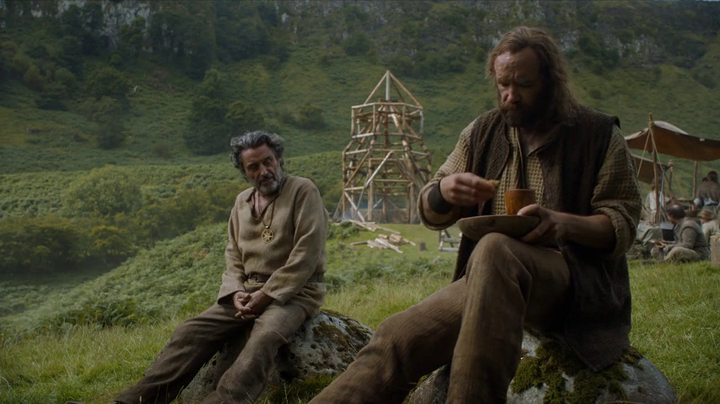 Il Trono di Spade: Ian McShane e Rory McCann in The Broken Man