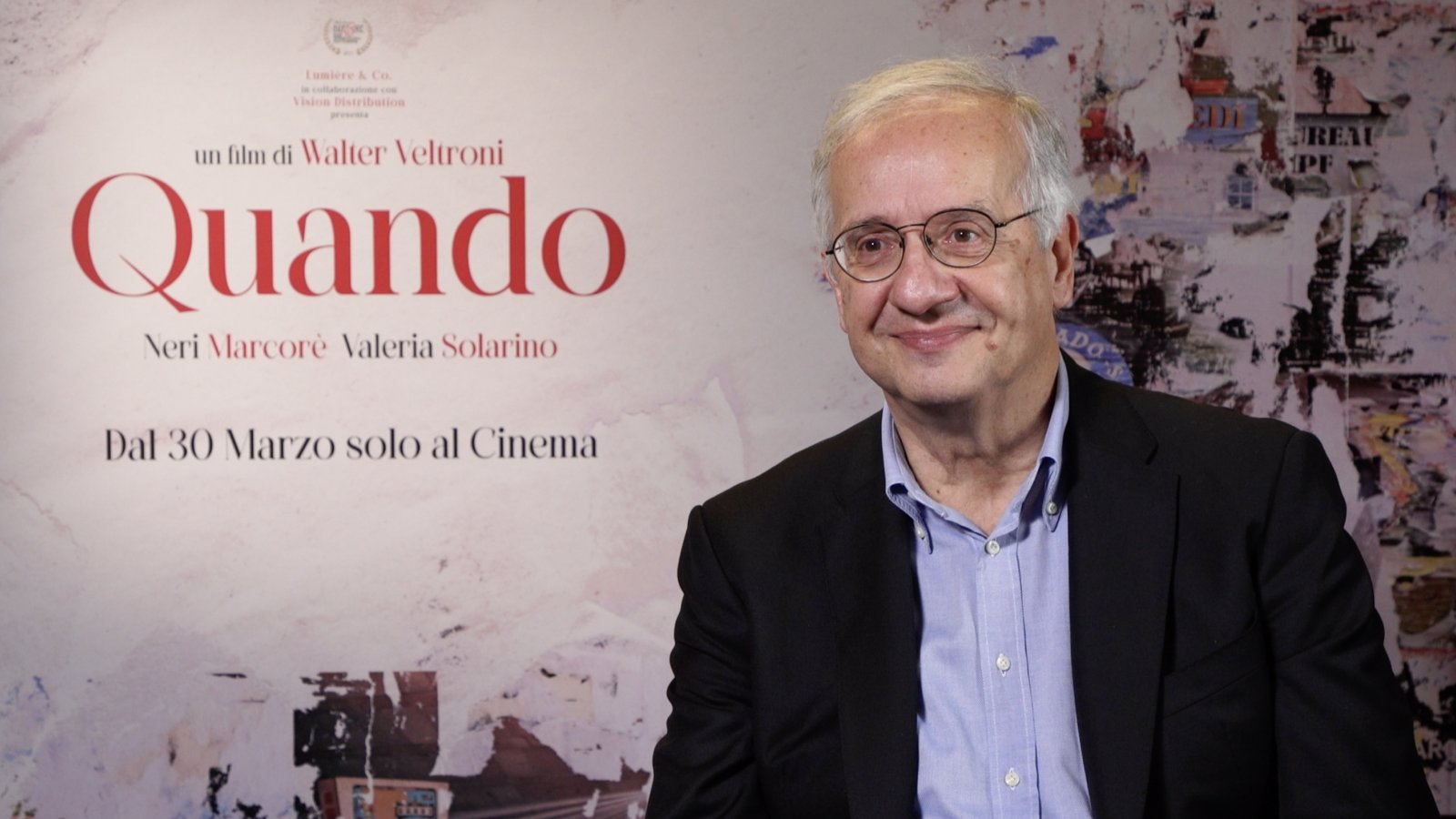 Quando, Walter Veltroni: “Il tempo? Sono i passi della nostra vita”
